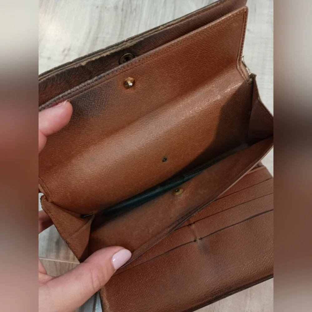 Louis Vuitton Porte Monnaie Monogram Pochette Credit Long Wallet